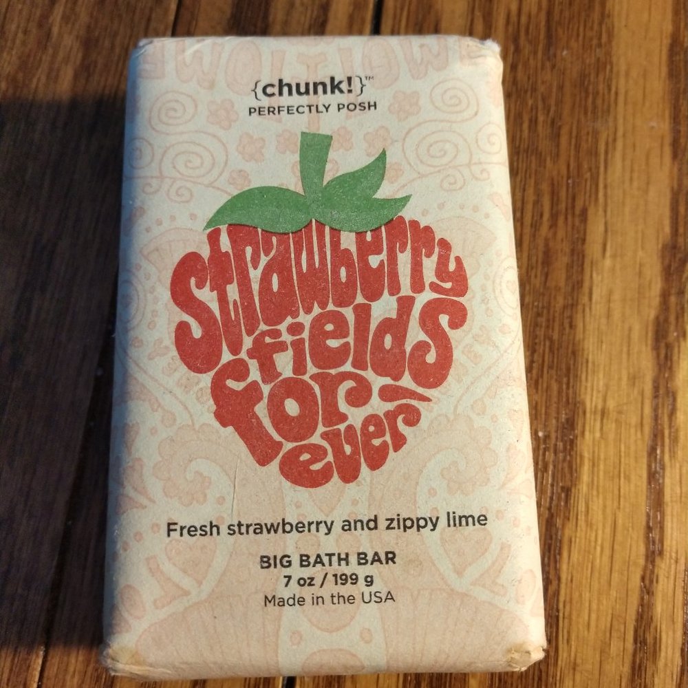 Strawberry and Lime Body Soap Bar